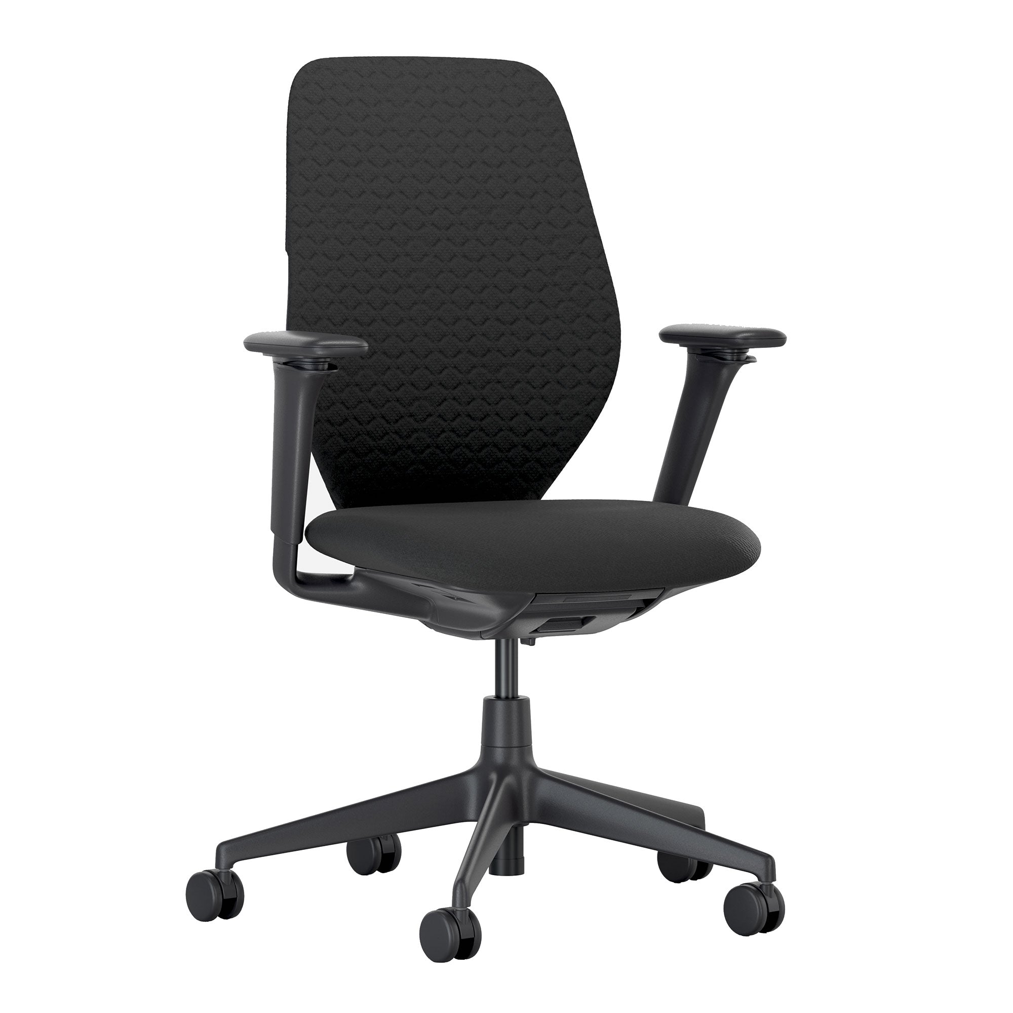 Vitra - ACX Soft Bürostuhl | Grid Knit nero / Quilted Knit nero