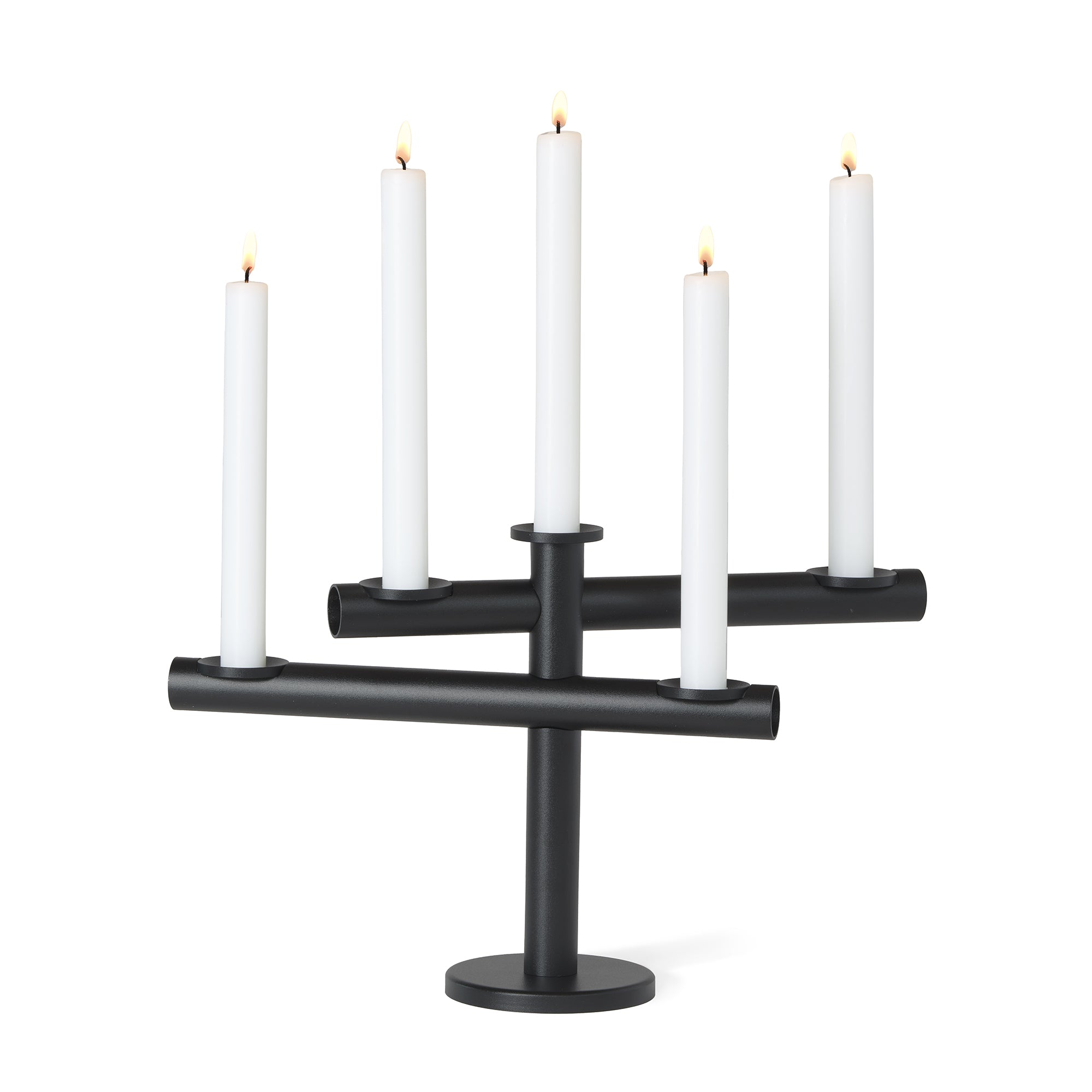 Frederik Roijé - Light my Fire Kerzenständer  | schwarz