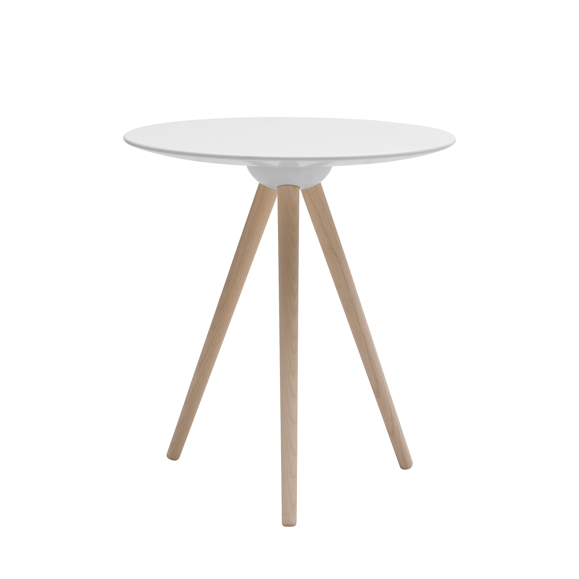 Softline - Circoe Beistelltisch | Esche/weiß lackiert