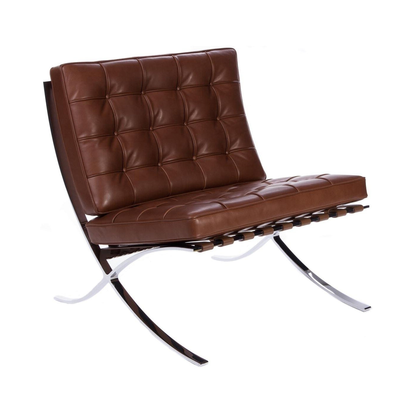 Knoll - Barcelona® Relax Sessel | Venezia brau / Chrom