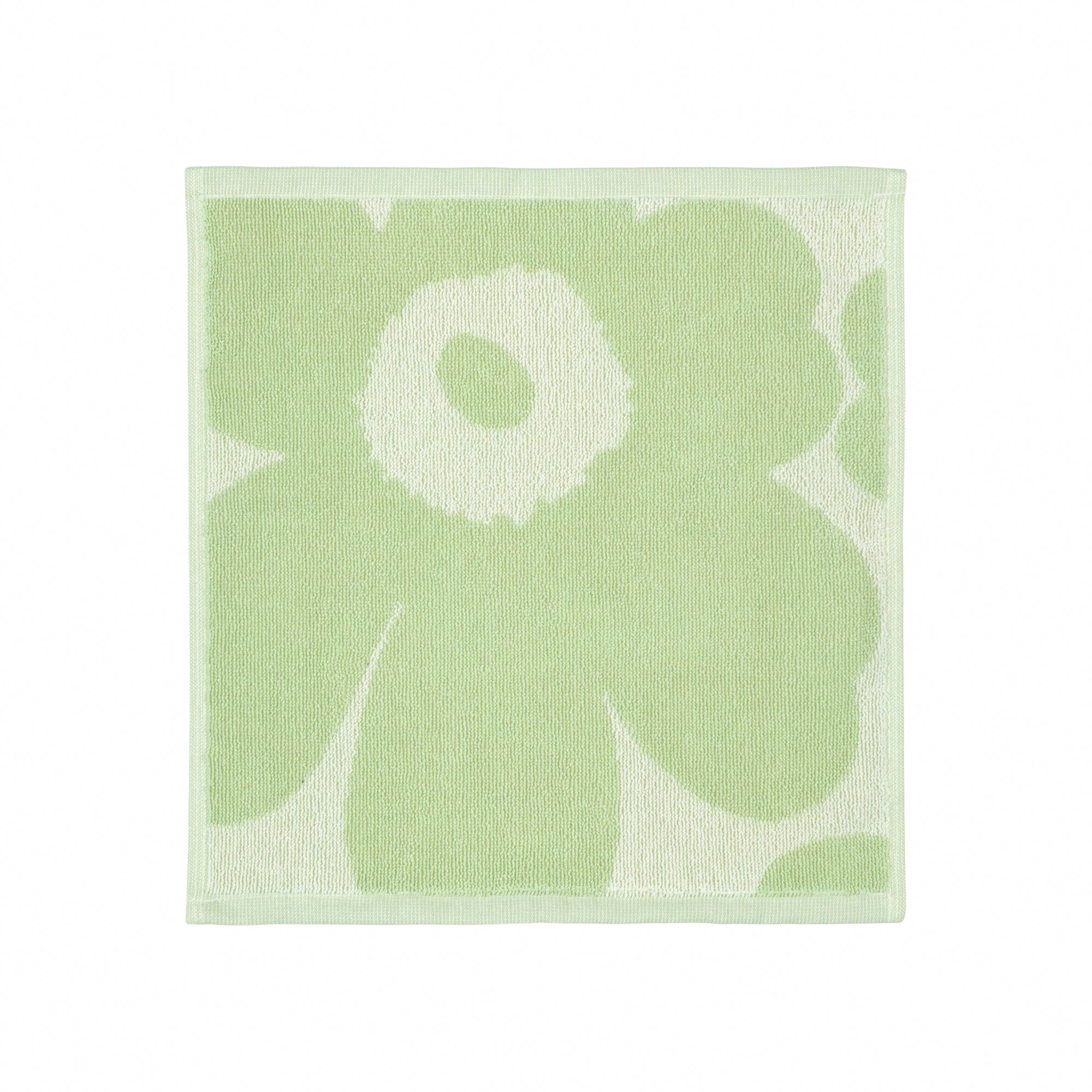 Marimekko - Unikko Solid Mini-Handtuch | off-white/sage