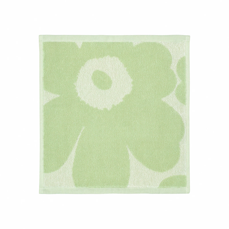 Marimekko - Unikko Solid Mini-Handtuch | off-white/sage