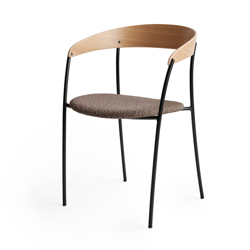 New Works - Missing Armlehnstuhl | Nevotex Barnum Dark Taupe 10