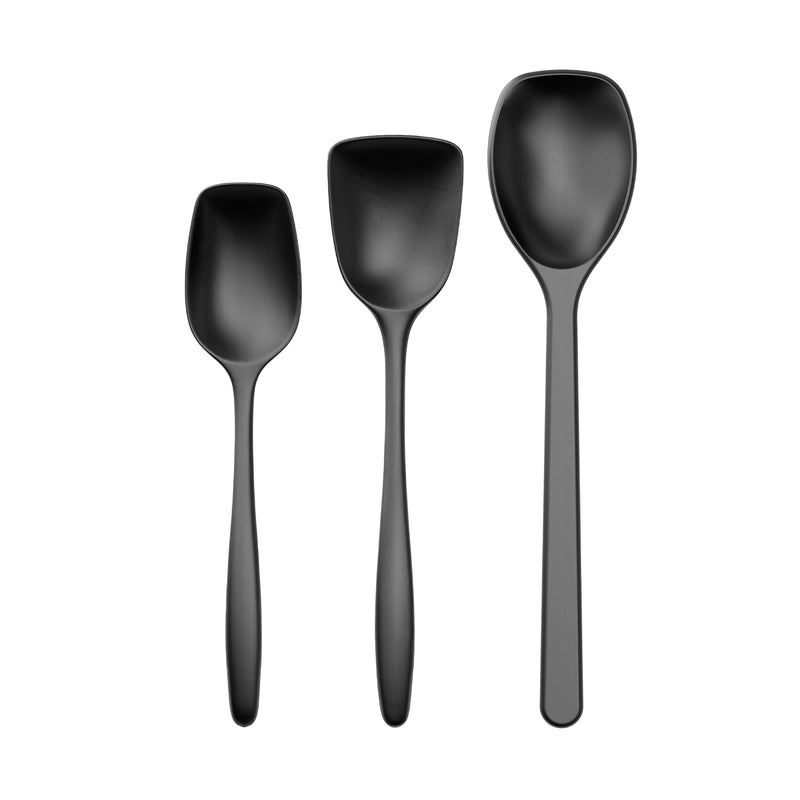 Rosti - Classic Rührlöffel-Set | 3er-Set / carbon schwarz