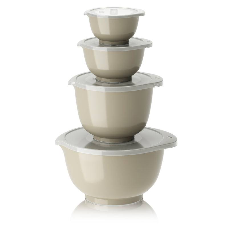 Rosti - Margrethe Rührschüssel-Set | 8er Set / 0,25 l - 3 l / humus