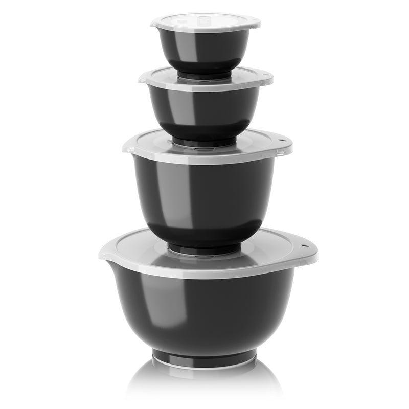 Rosti - Margrethe Rührschüssel-Set | 8er Set / 0,25 l - 3 l / carbon black
