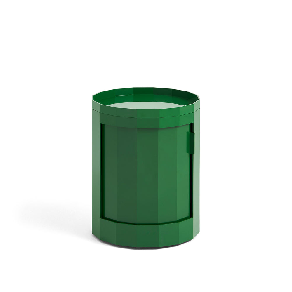 HAY - Facet Cabinet mit Füßen und Rollen | niedrig / spinach green