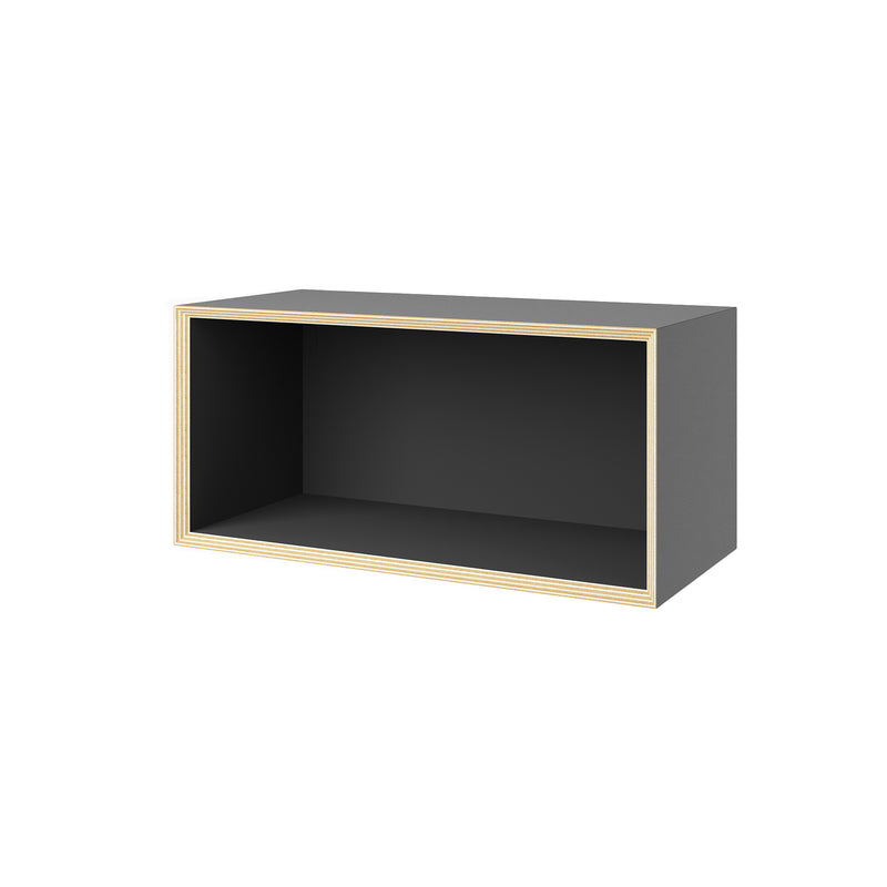 Müller Small Living - Vertiko Thirteen Regalelement mit Klappe | FOURTEEN / anthrazit
