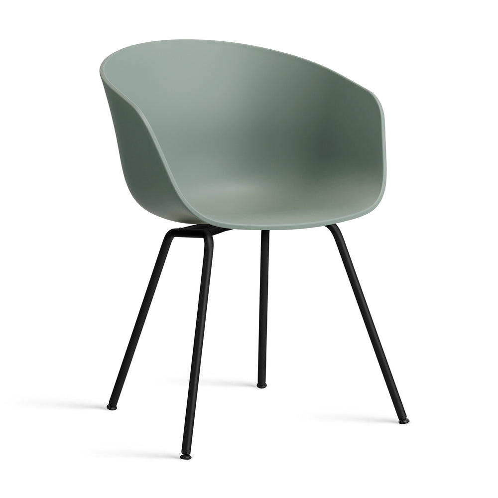 HAY - About A Chair AAC 26 | fall green 2.0 / pulverbeschichtet schwarz