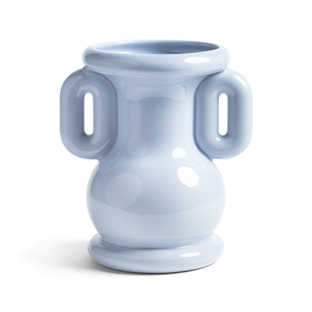 &amp;klevering - Amfora Vase | hellblau