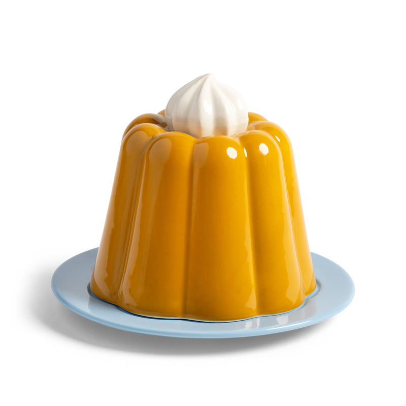 &amp;klevering - Servierhaube | gelb