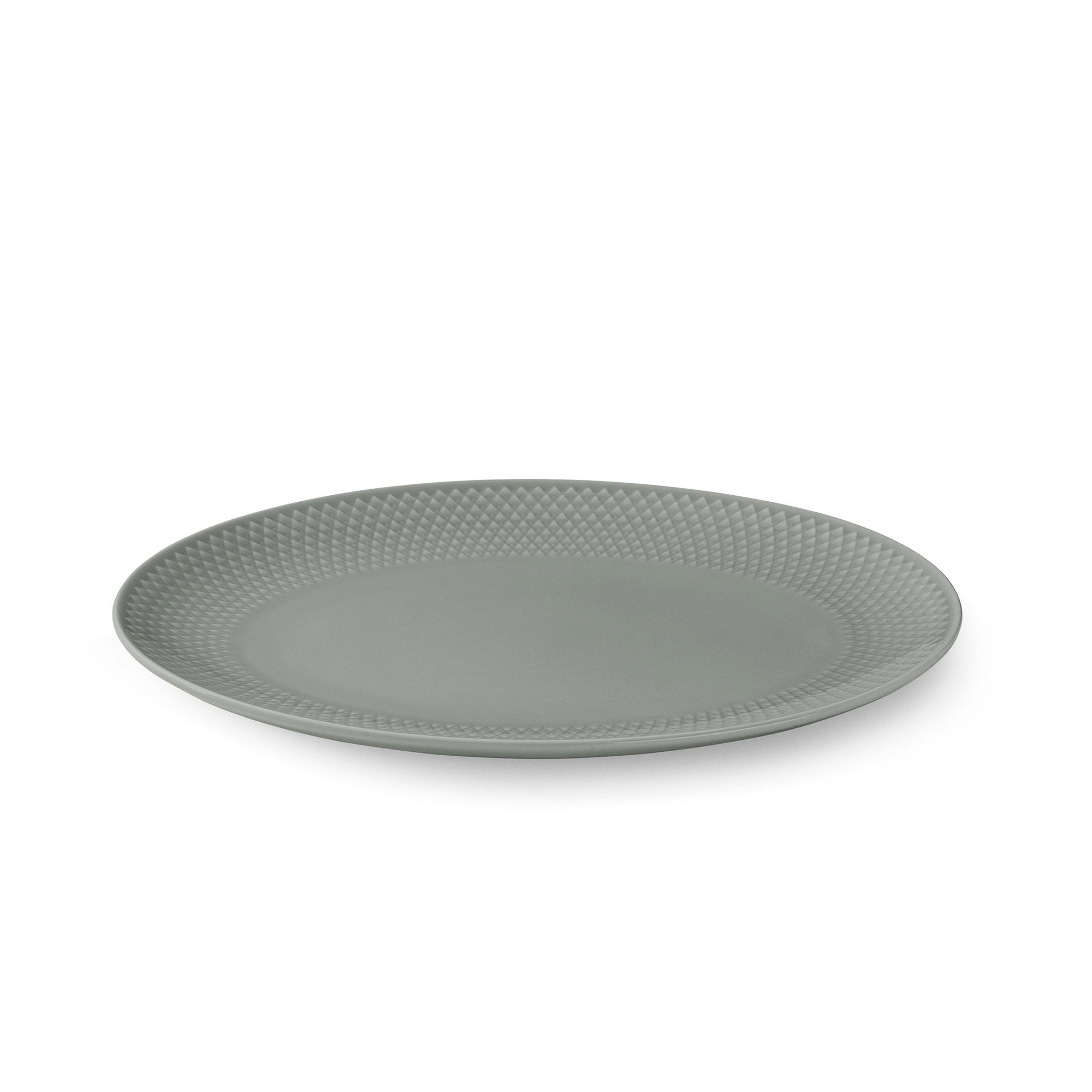 Lyngby Porcelæn - Rhombe Servierplatte | 21,5 x 28,5 cm