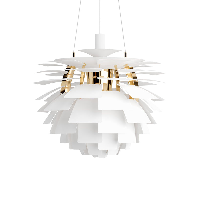 Louis Poulsen - PH Artichoke Pendelleuchte | Ø 60 cm / soft white/brass metallised