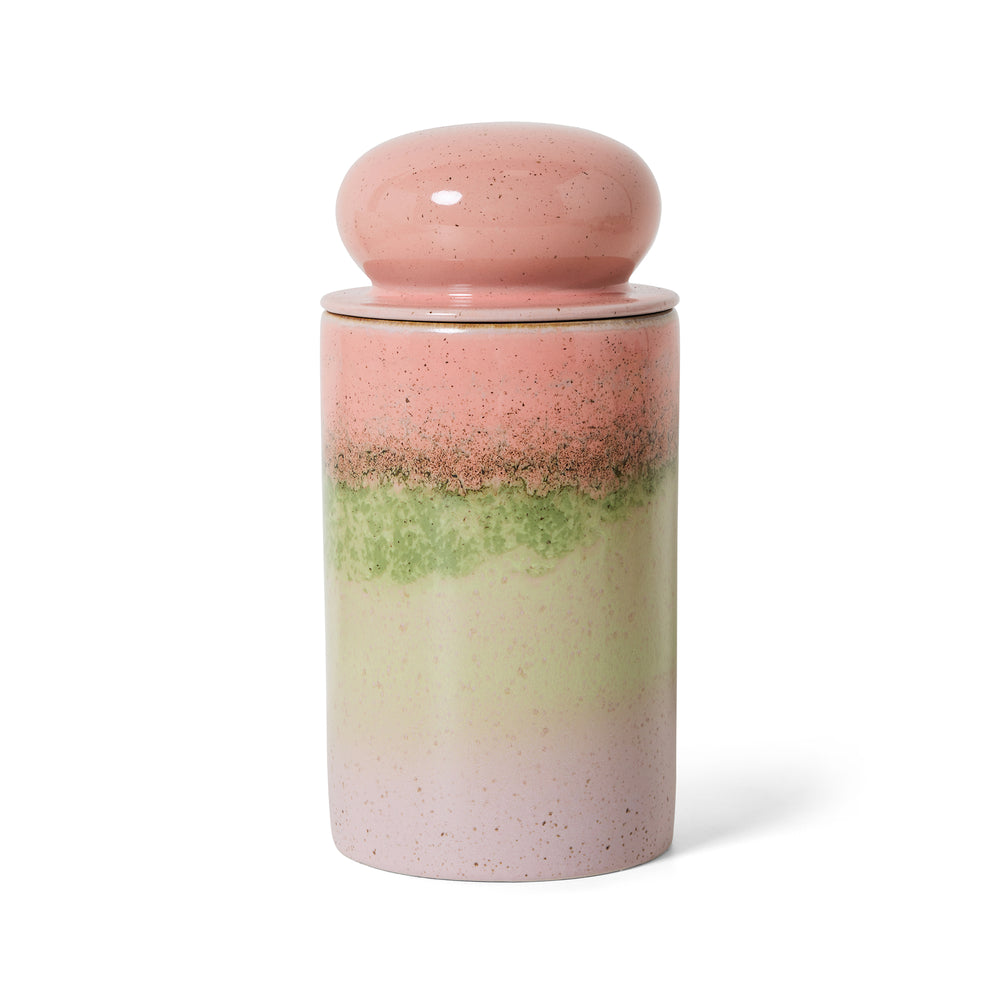 HKliving - 70's Aufbewahrungsdose | glaze