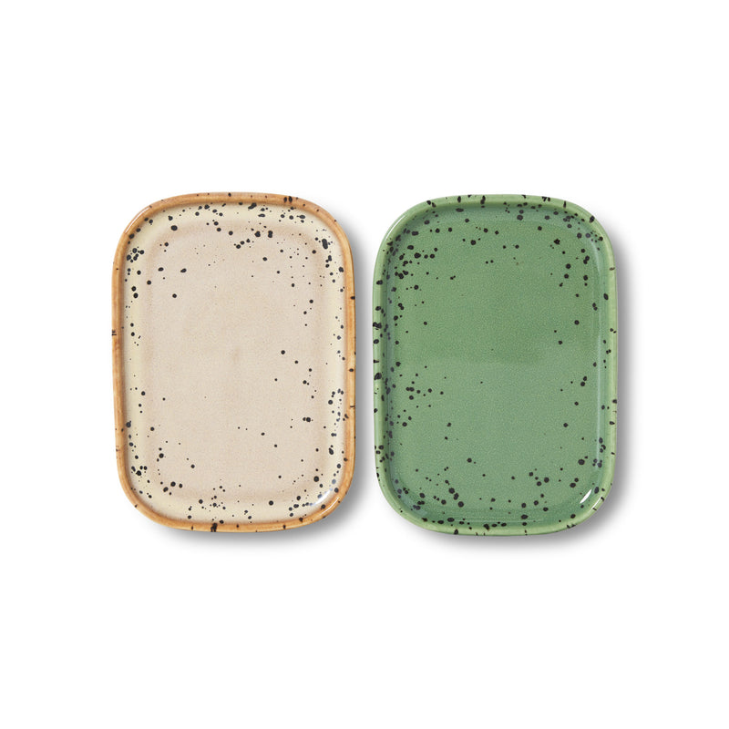 HKliving - 70's Tablett (2er Set) | crayon