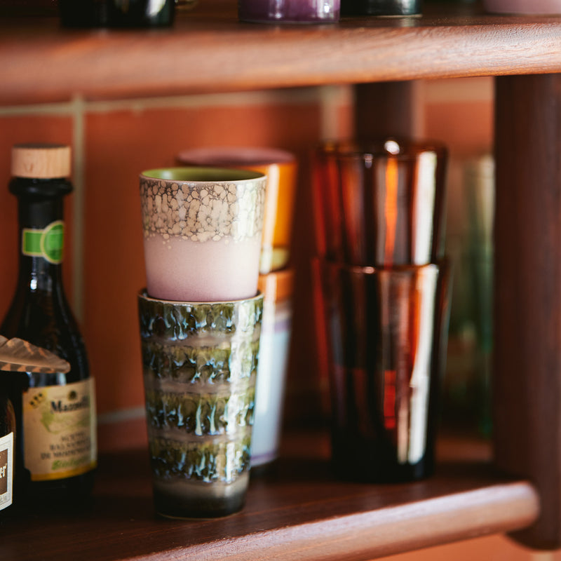 HKliving - 70's Latte Macchiato Becher