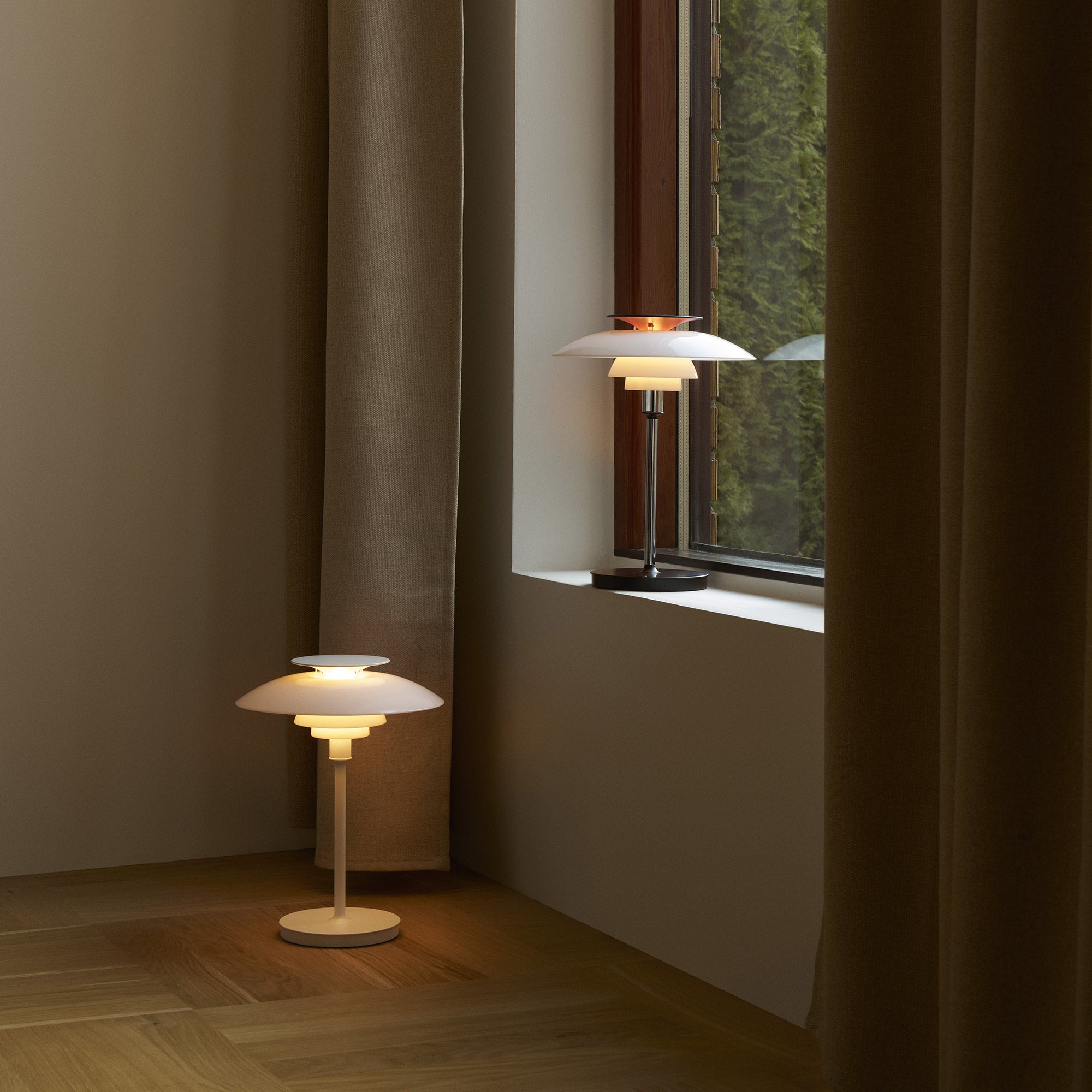 Louis Poulsen - PH80 Portable Akku LED-Tischleuchte | hochglanzverchromt