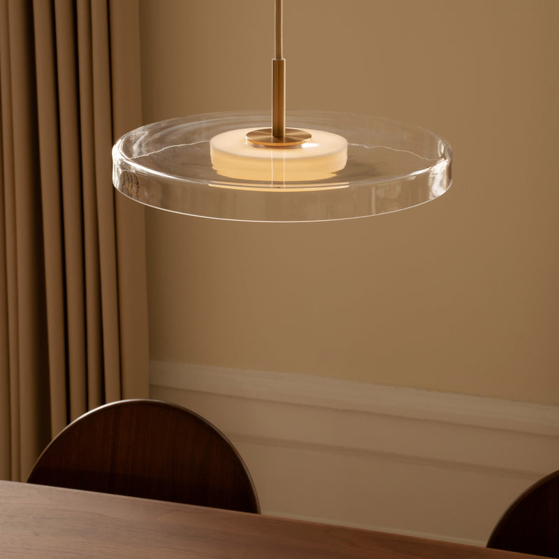 Umage - Asteria Mini LED-Pendelleuchte | Messing / Glas