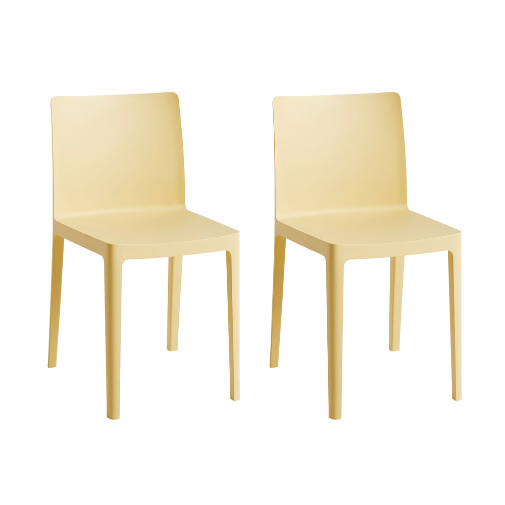 HAY - Élémentaire Chair Set | 2er-Set / hellgelb