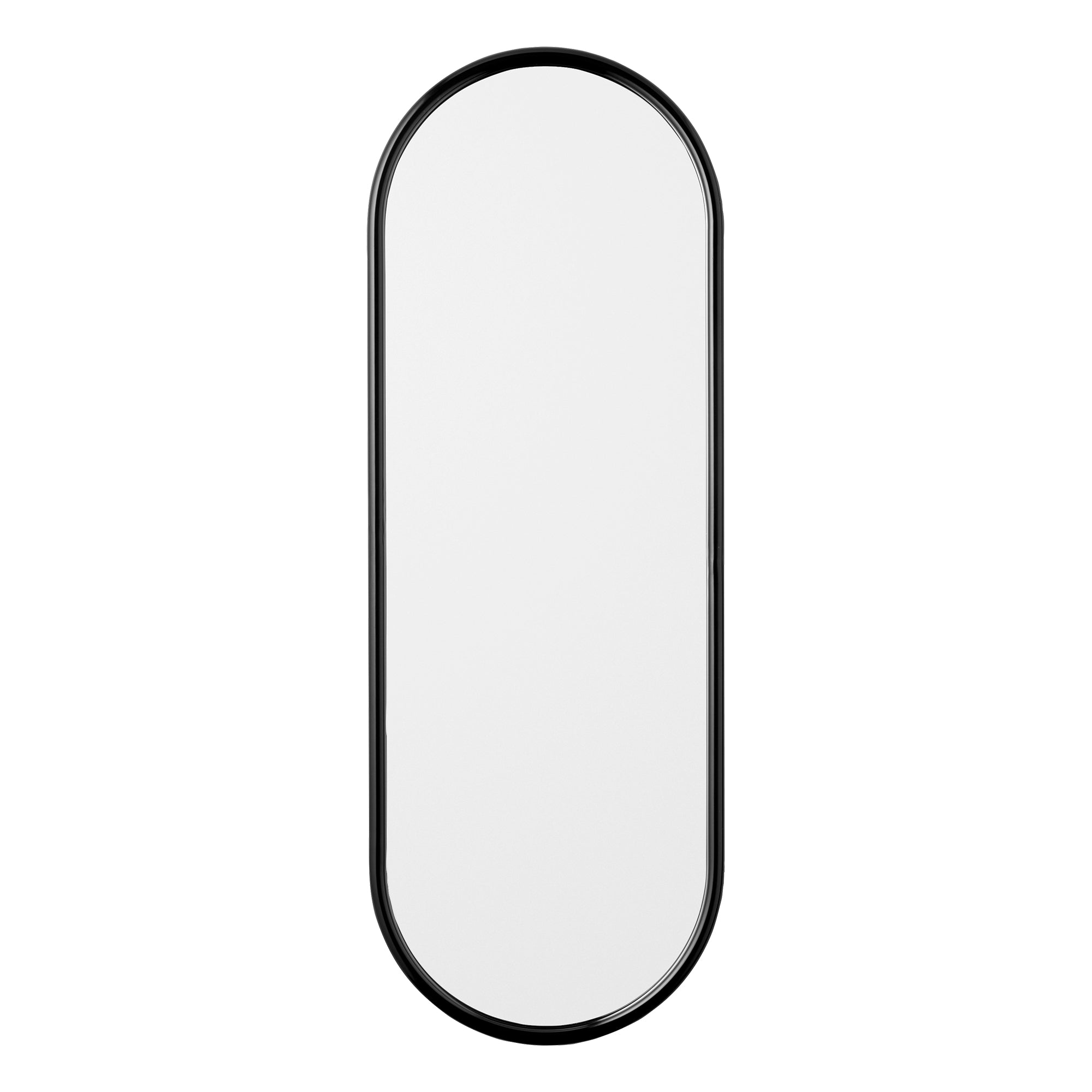 AYTM - Angui Wandspiegel oval | 39 x 108 cm / anthrazit