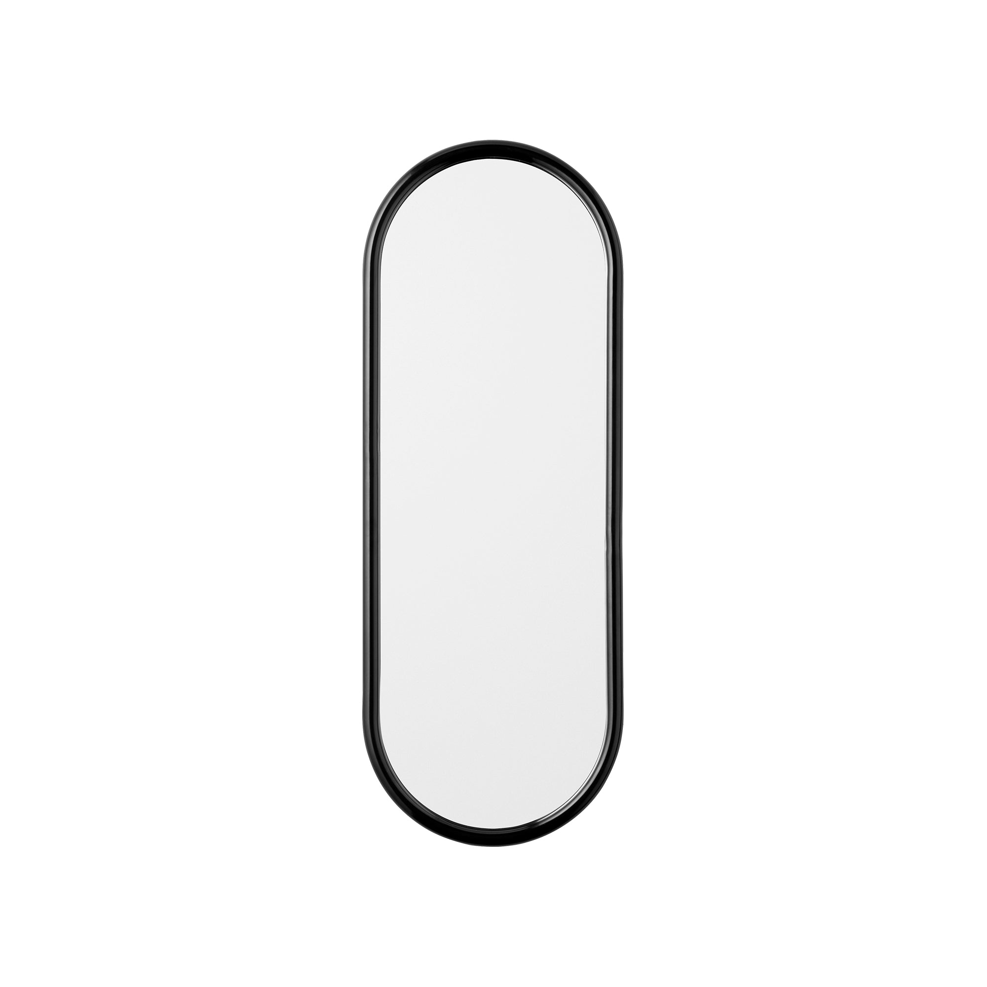 AYTM - Angui Wandspiegel oval | 29 x 78 cm / anthrazit
