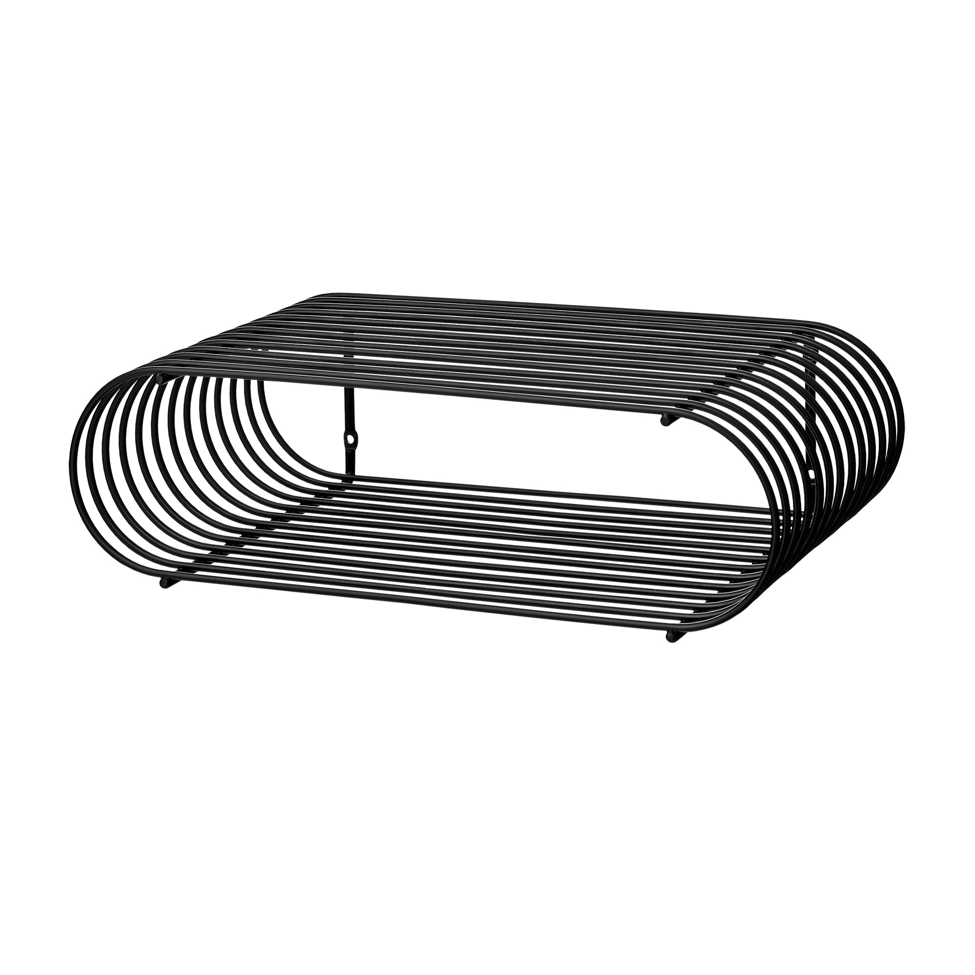 AYTM - Curva Wandregal | 40,4 x 12 cm / schwarz