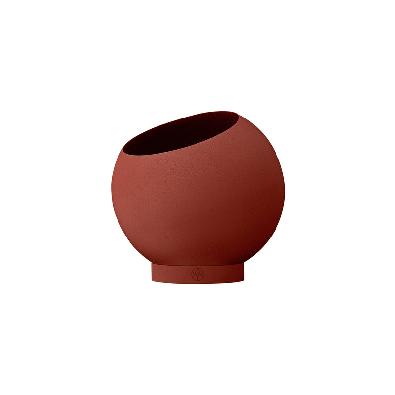 AYTM - Globe Blumentopf | Ø 17 x H 15,4 cm / ginger bread/ginger bread