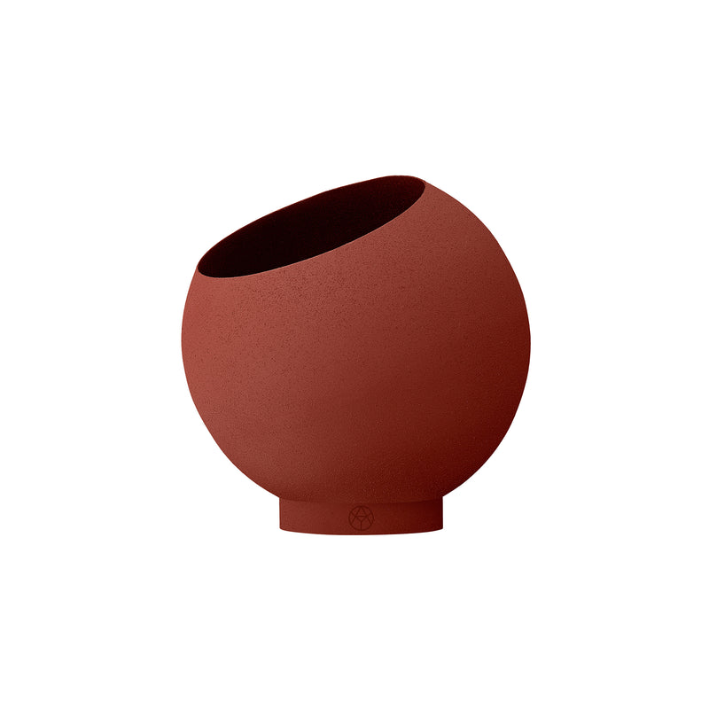 AYTM - Globe Blumentopf | Ø 21 x H 18,8 cm / ginger bread/ginger bread
