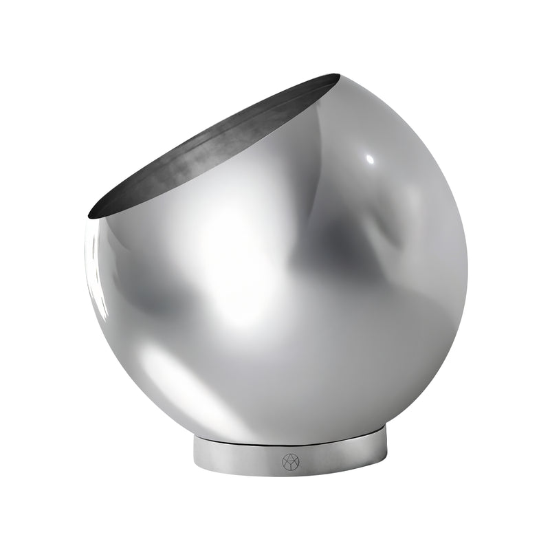 AYTM - Globe Blumentopf | Ø 43 x H 37,4 cm / silber