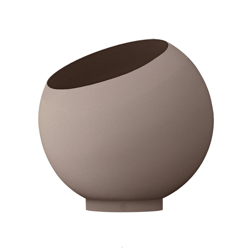 AYTM - Globe Blumentopf | Ø 43 x H 37,4 cm / taupe/taupe