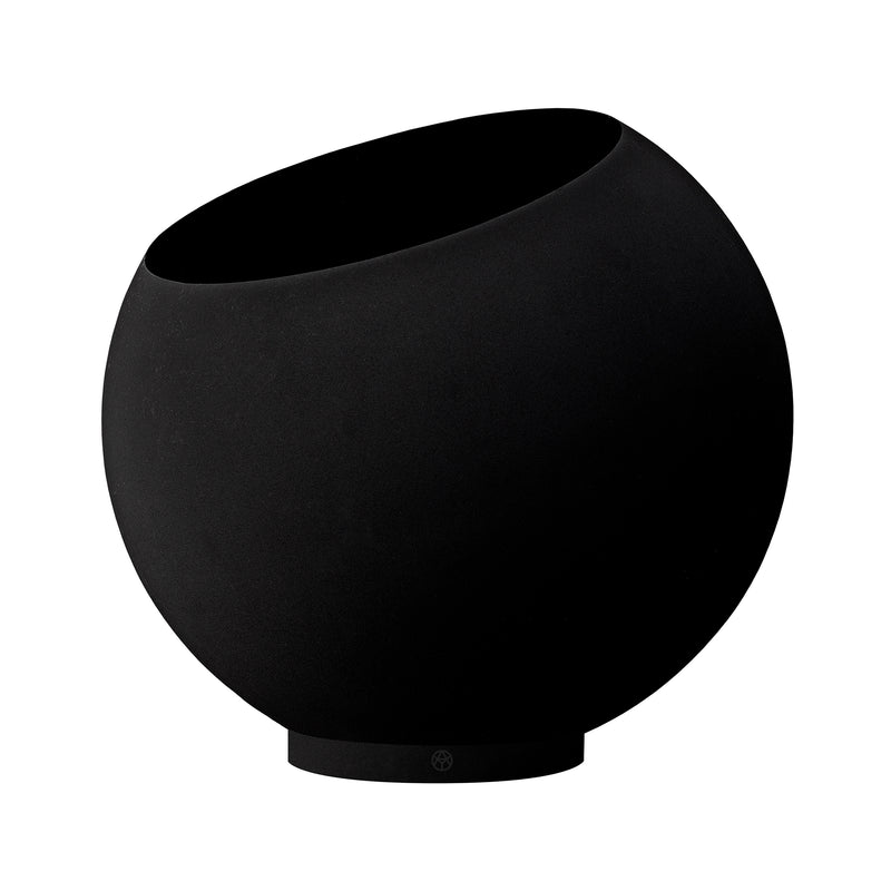 AYTM - Globe Blumentopf | Ø 60 x H 50 cm / schwarz/schwarz