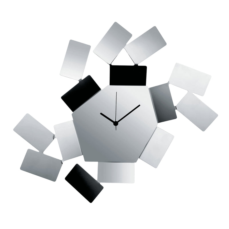 Alessi - La Stanza Dello Scirocco Wanduhr | Edelstahl glänzend
