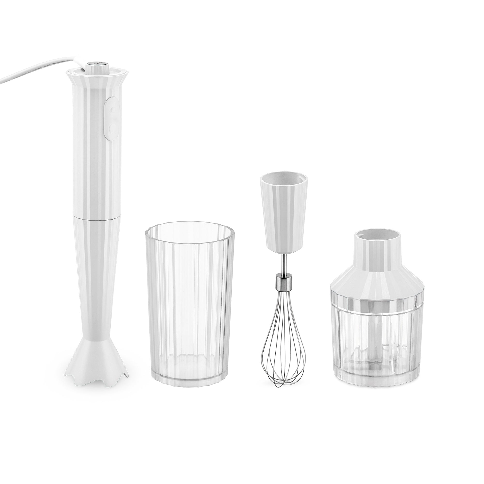 Alessi - Plissé Stabmixer | weiß