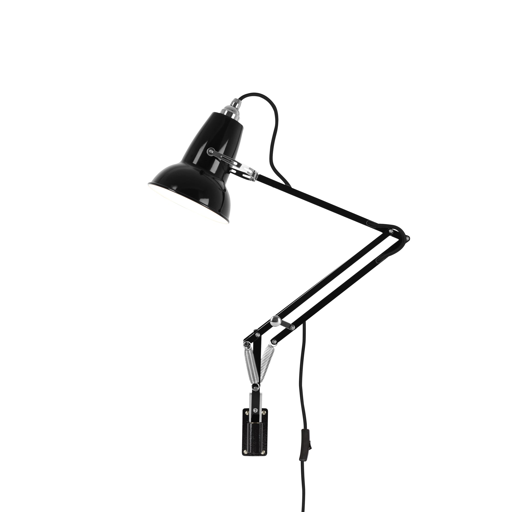 Anglepoise - Original 1227 Mini Wandleuchte mit Wandhalterung | jet schwarz