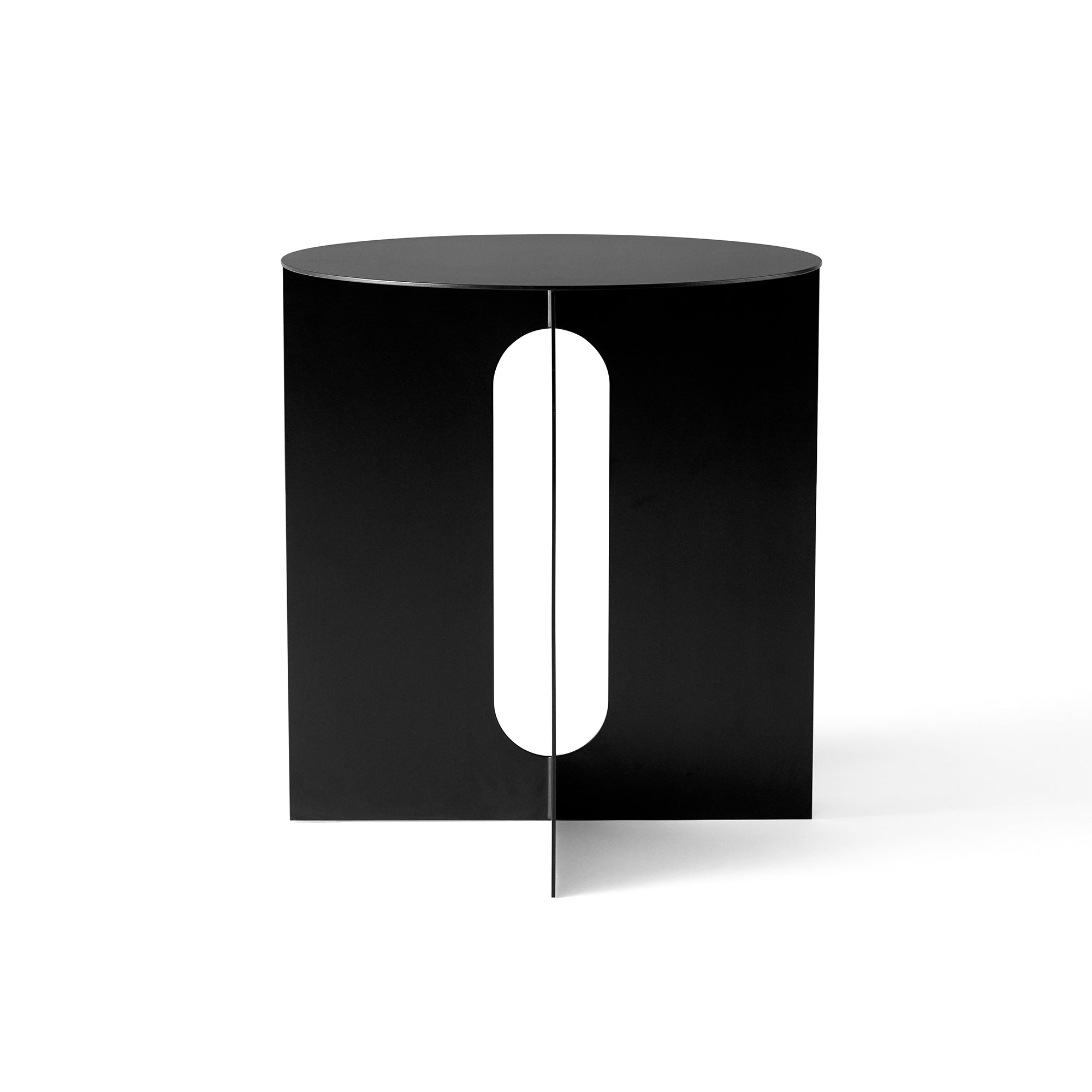 Audo - Androgyne Beistelltisch | Ø 40 cm / schwarz 