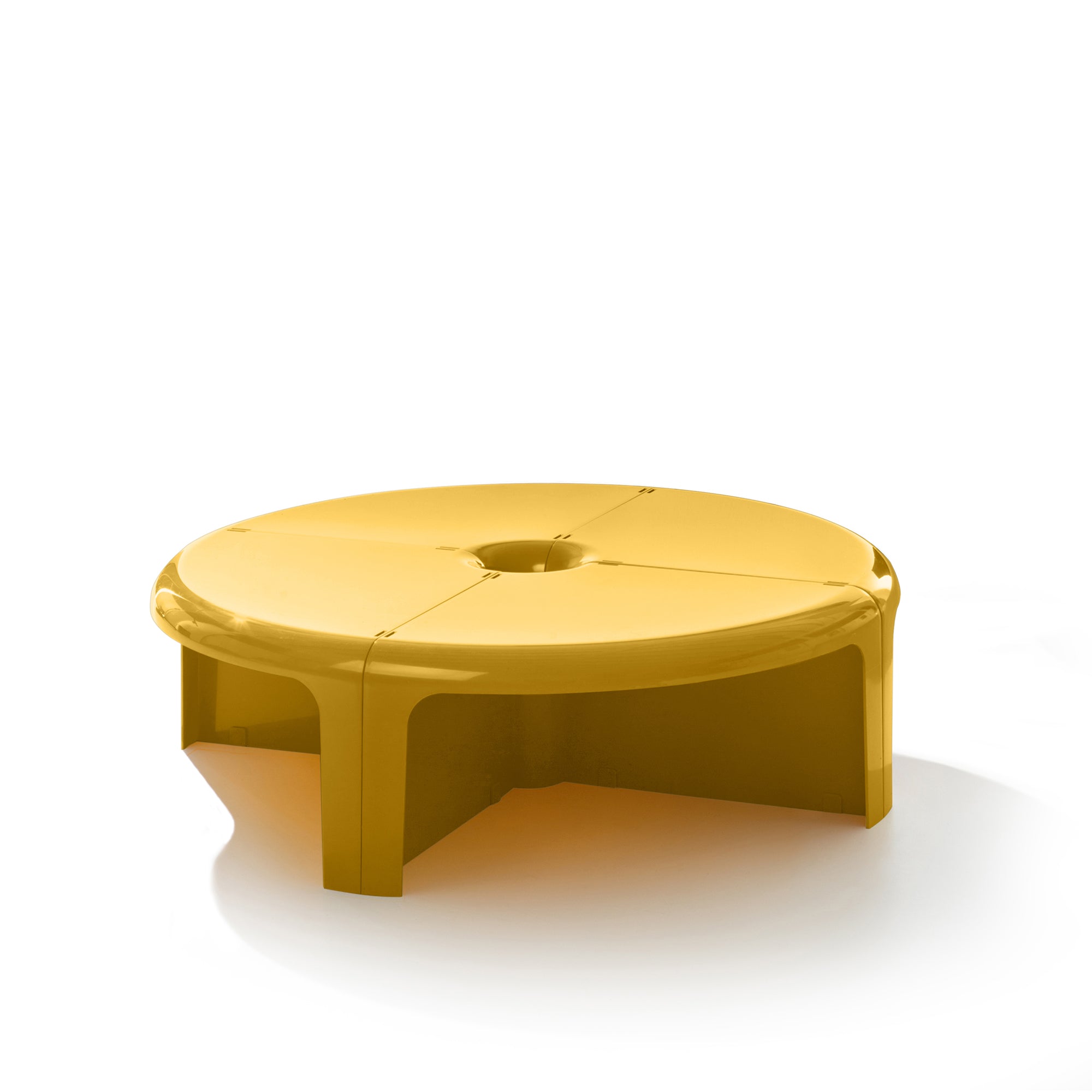 B-Line - 4/4 Coffeetable | honiggelb