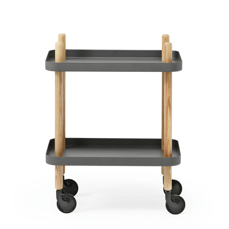 Normann Copenhagen - Block Beistellwagen | Esche/dunkelgrau