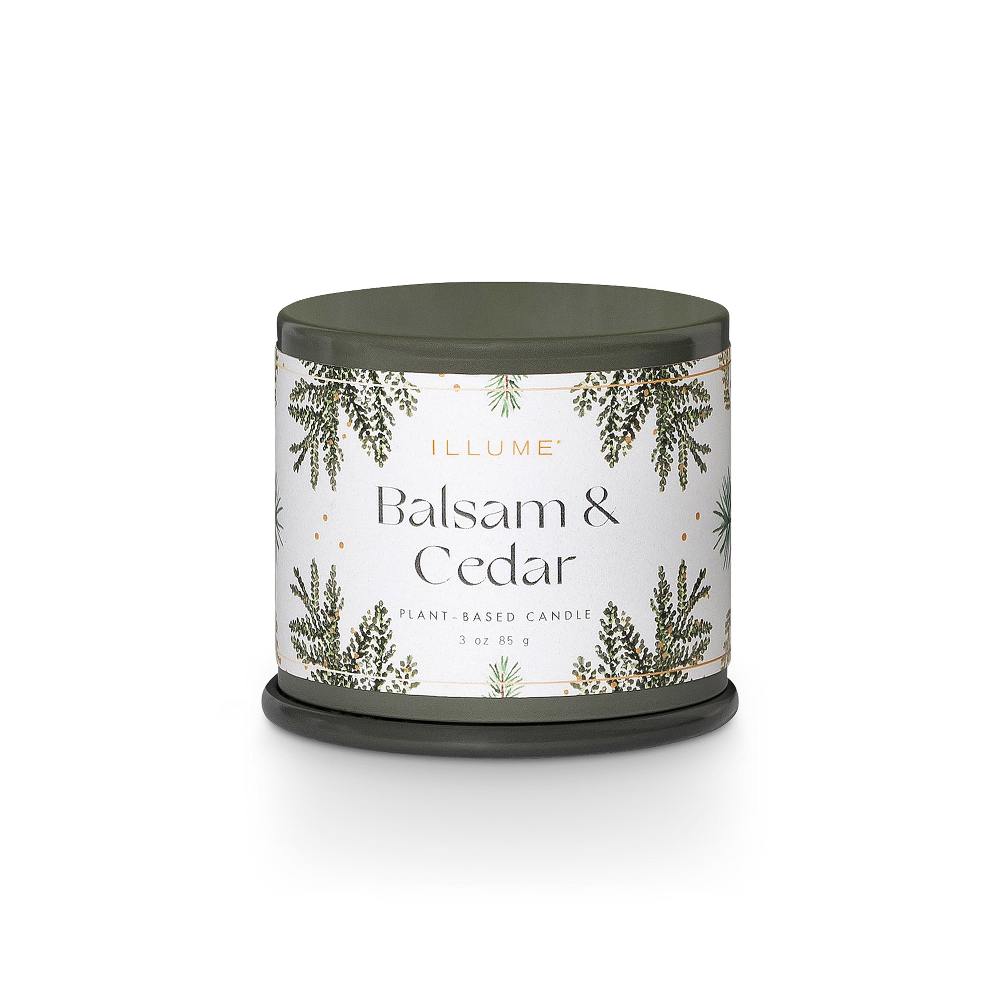 Bloomingville - ILLUME Demi Vanity Tin Duftkerze | Balsam & Cedar