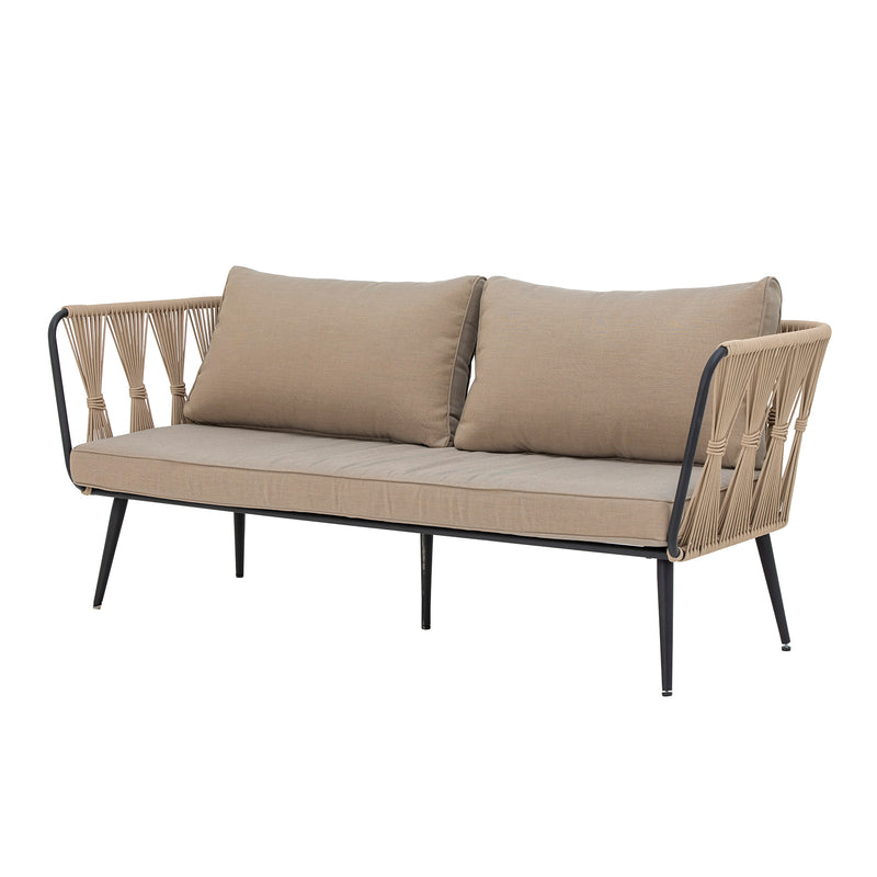 Bloomingville - Pavone Outdoor Sofa | braun/beige