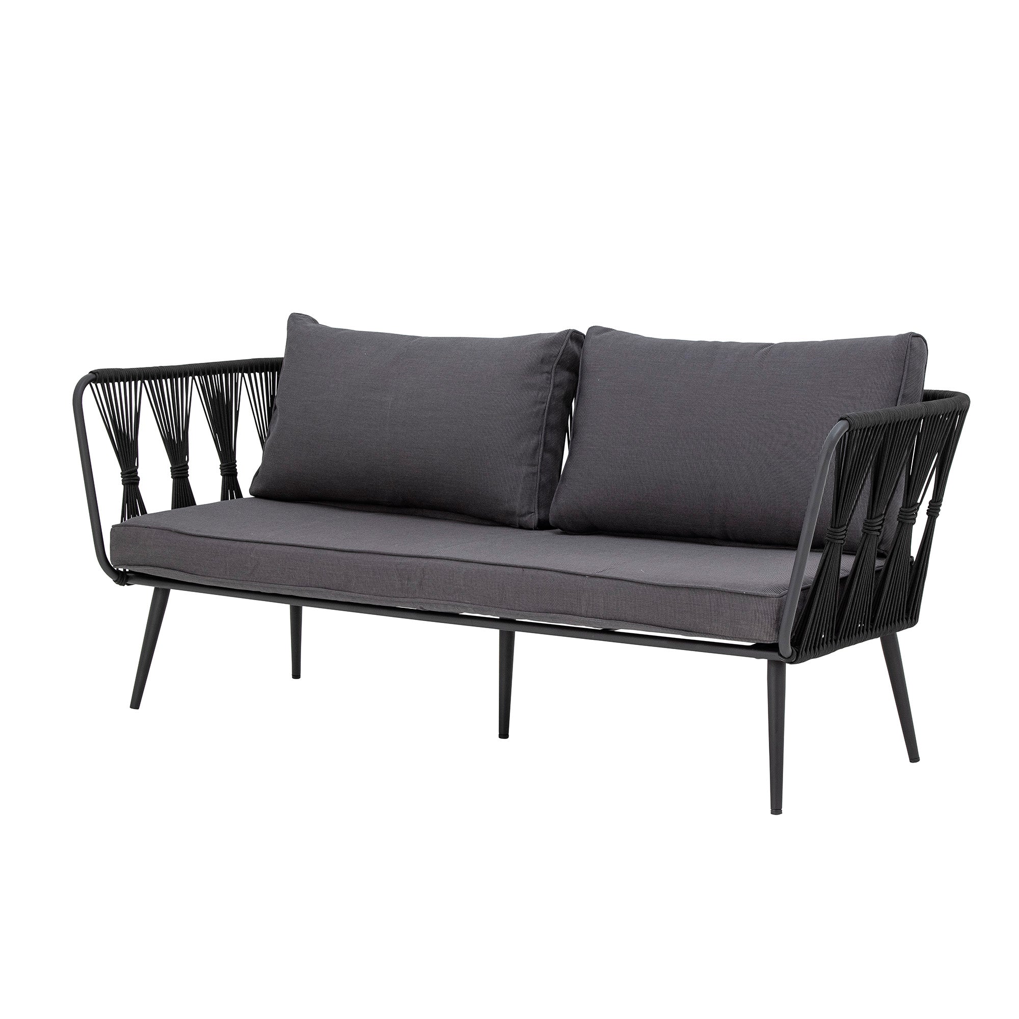 Bloomingville - Pavone Outdoor Sofa | schwarz