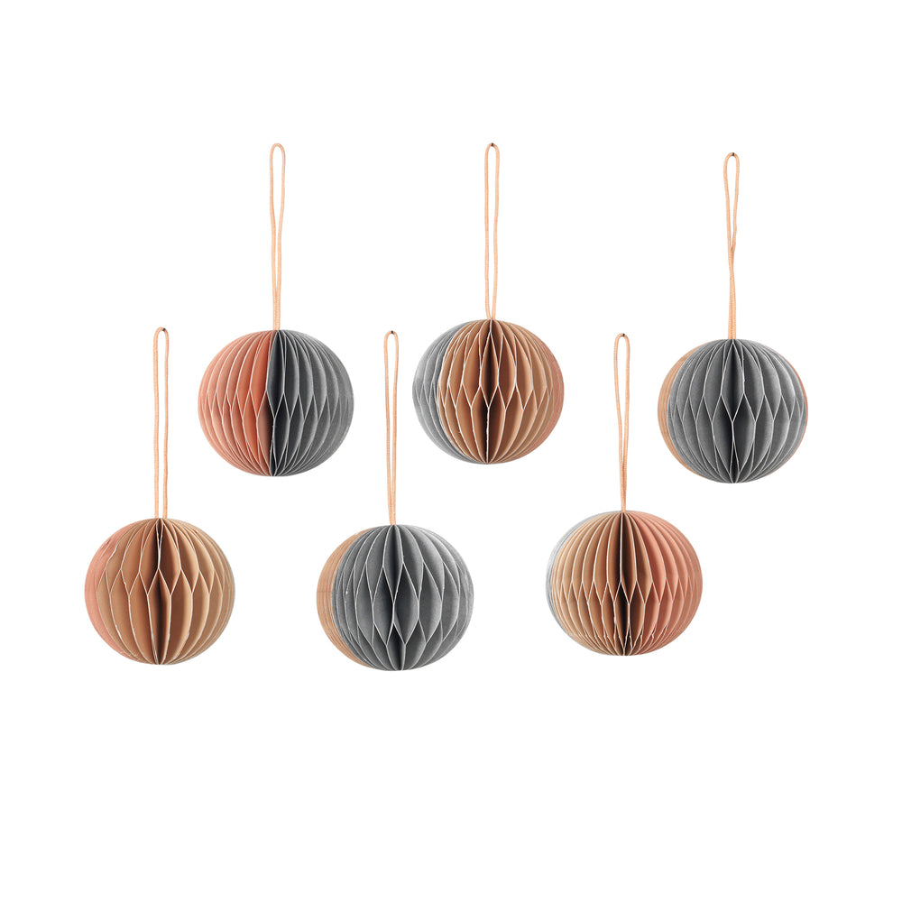 Broste Copenhagen - Christmas Ball Deko-Anhänger | Ø 5 cm / gemischte Farben 2