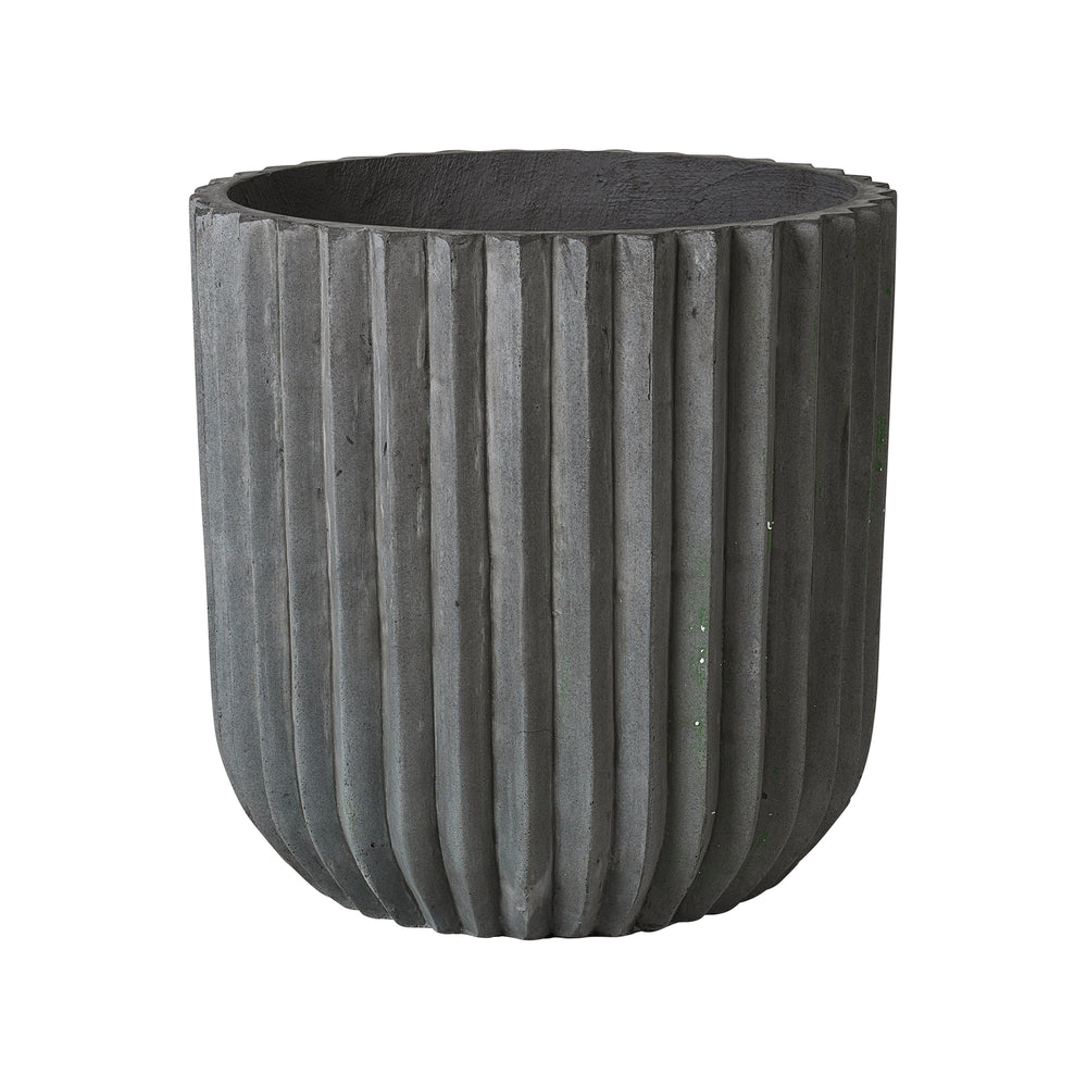 Broste Copenhagen - Fiber Pflanztopf | einzeln / charcoal