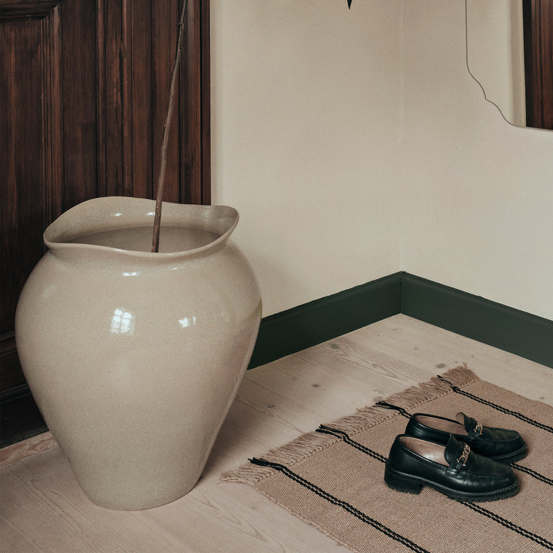 Broste Copenhagen - Florentina Vase | Ø 33 cm x H 44 cm / beige