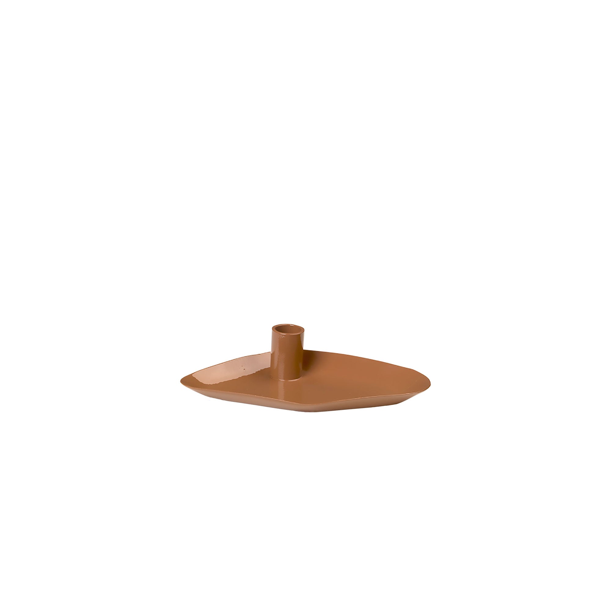 Broste Copenhagen - Mie Kerzentablett | 10 x 8 x 2 cm / caramel brown