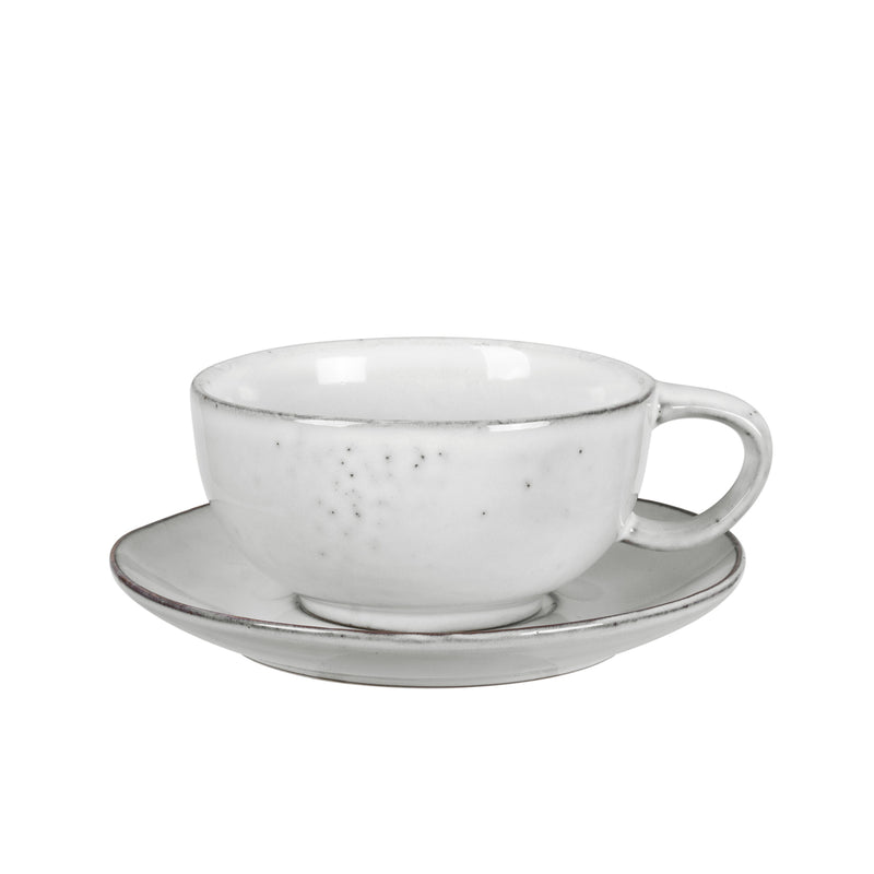 Broste Copenhagen - Nordic Sand Tasse mit Untertasse | 250 ml