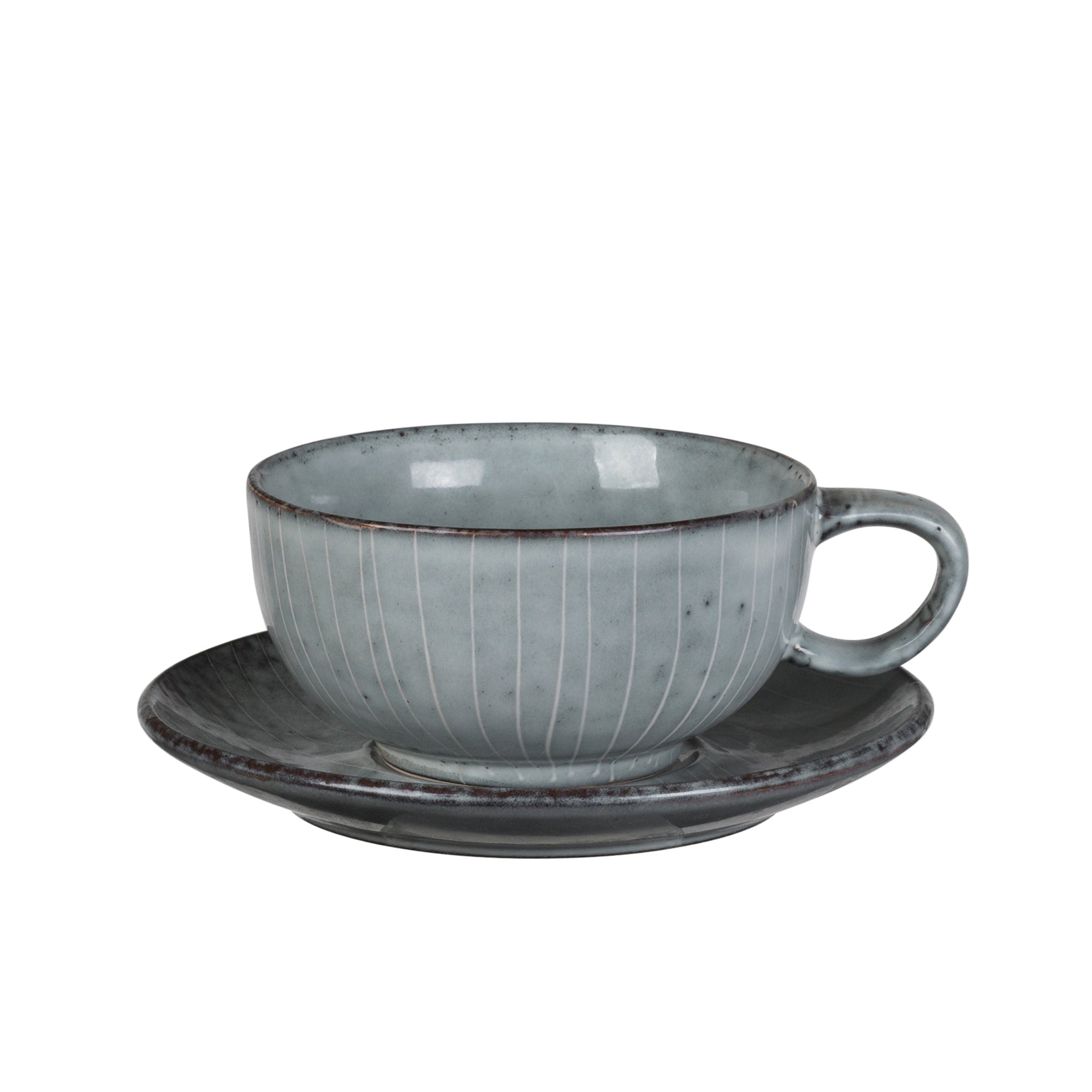 Broste Copenhagen - Nordic Sea Tasse mit Untertasse | 250 ml