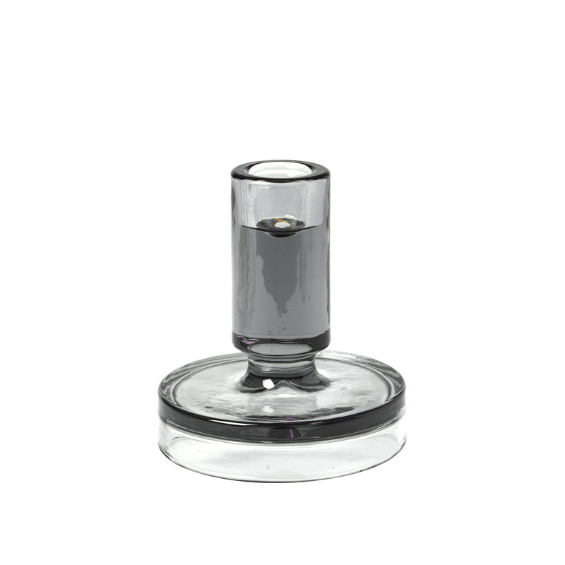 Broste Copenhagen - Petra Kerzenständer | Ø 10 x H 11 cm / smoked pearl
