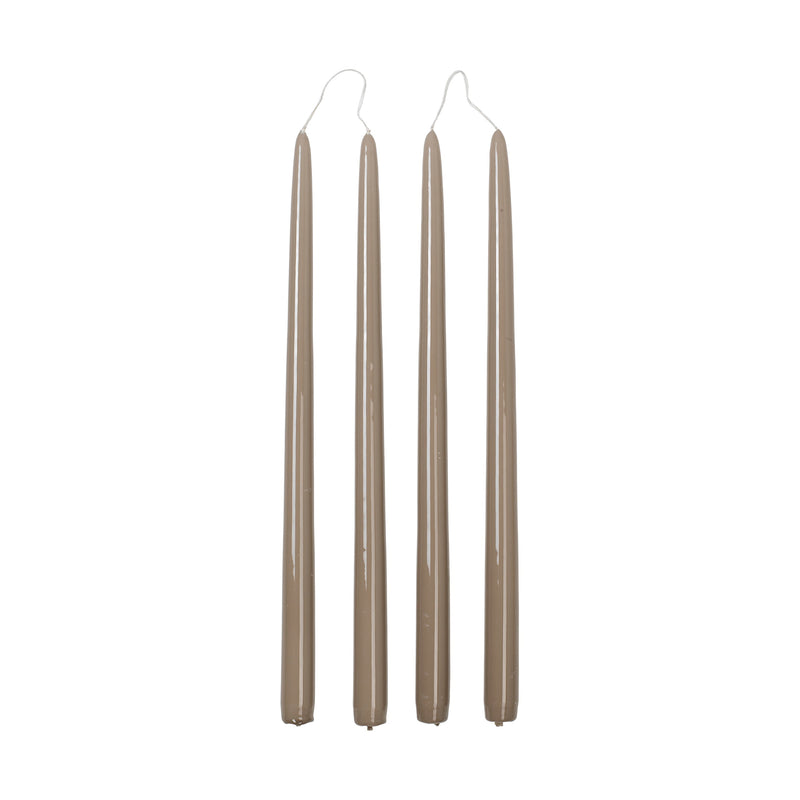Broste Copenhagen - Smooth Kerze | grau