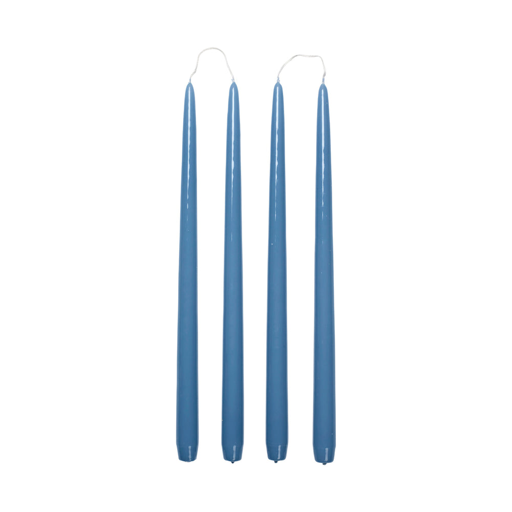 Broste Copenhagen - Smooth Kerze | blue