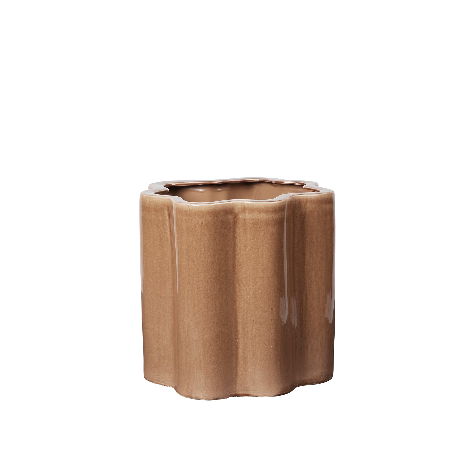 Broste Copenhagen - Sonja Übertopf | H 36 cm / braun